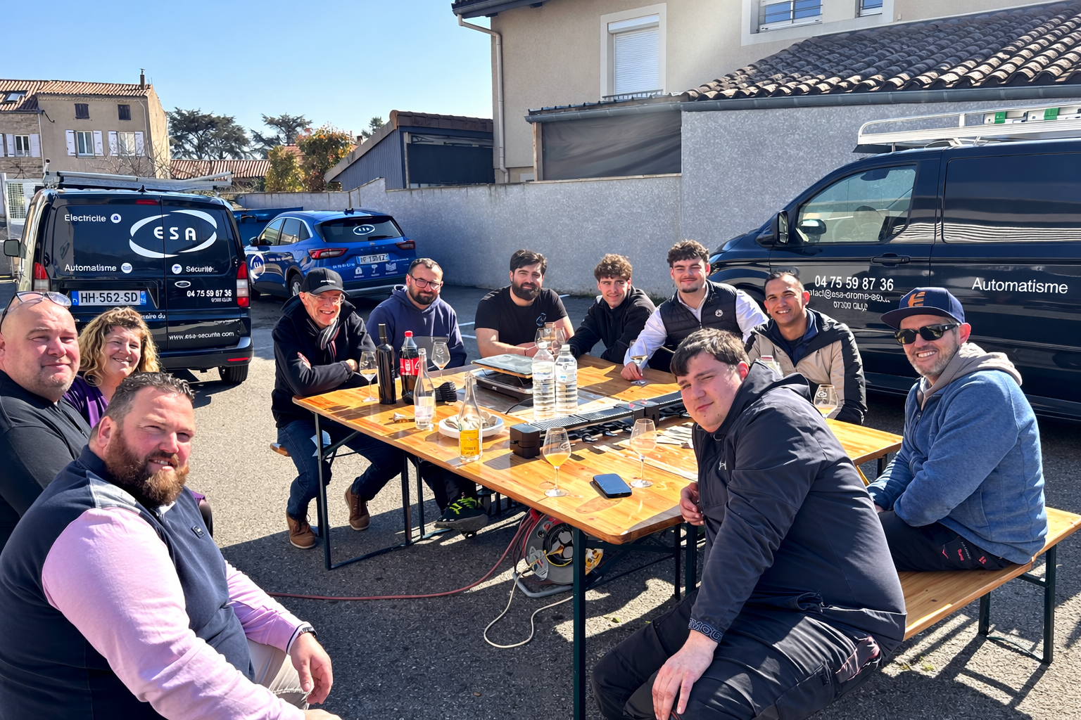 Photo de l'équipe ESA